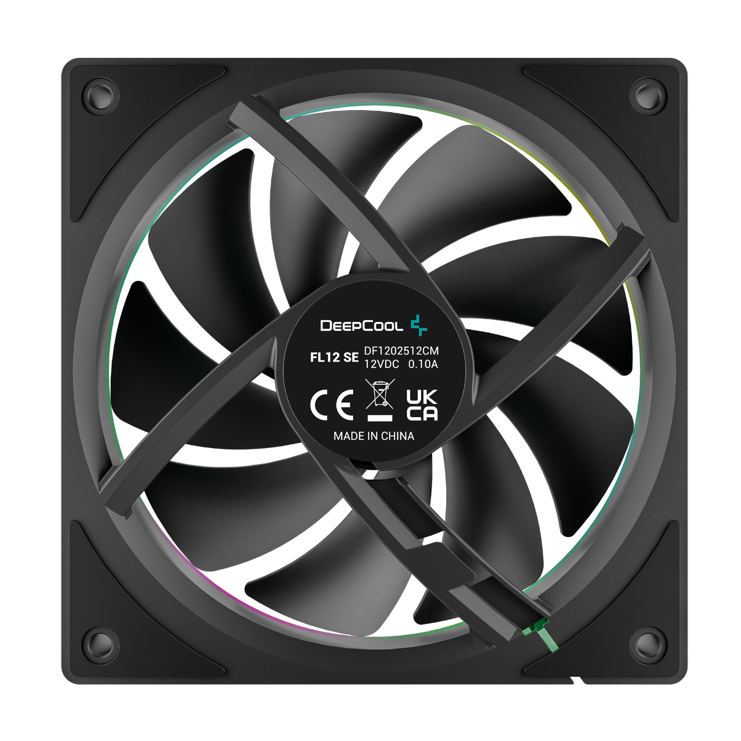DeepCool FL12 SE 120mm ARGB PWM Fan - Black - Image 4