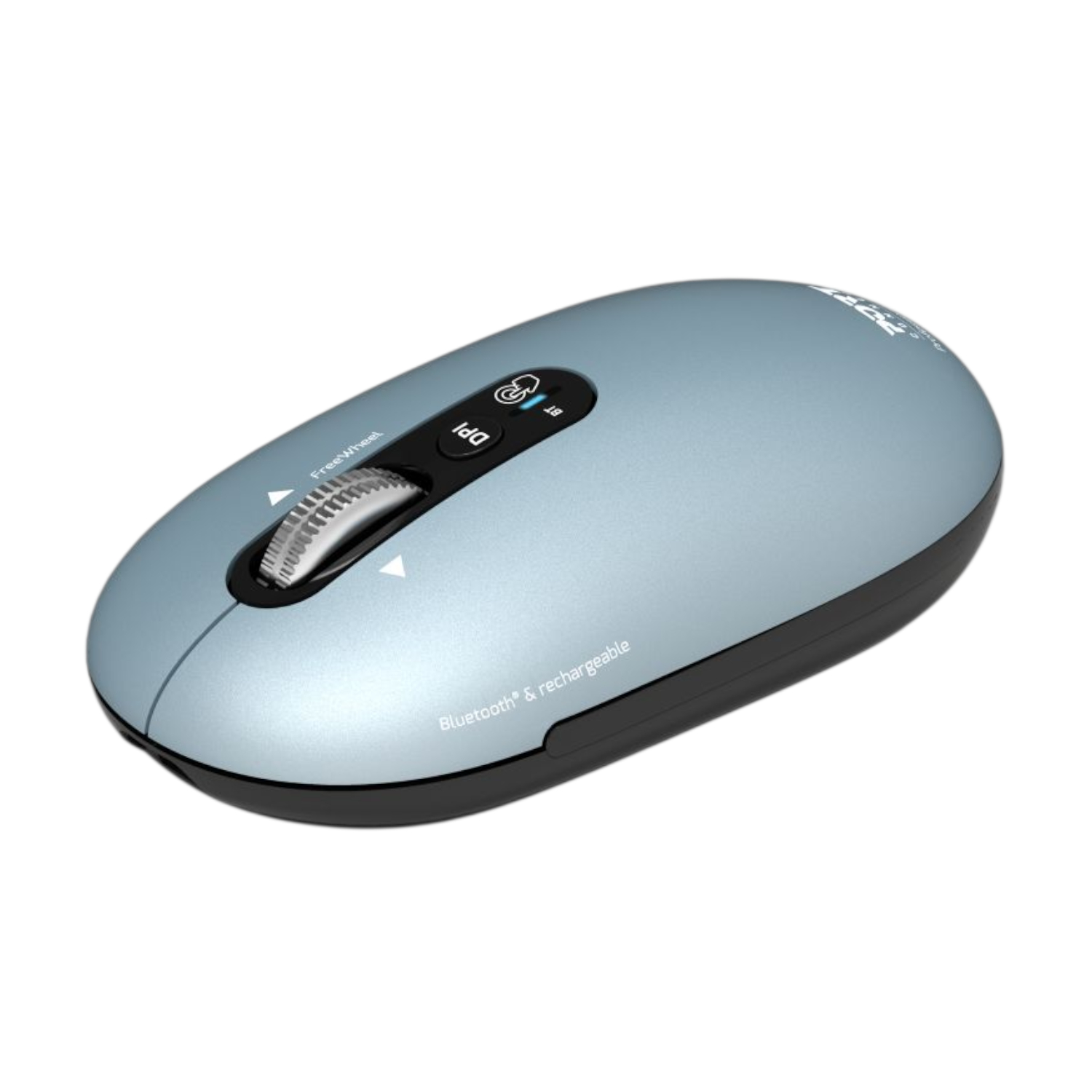 Port Connect PURE MAC Rechargeable Wireless and Bluetooth Mouse - Storm - Image 3