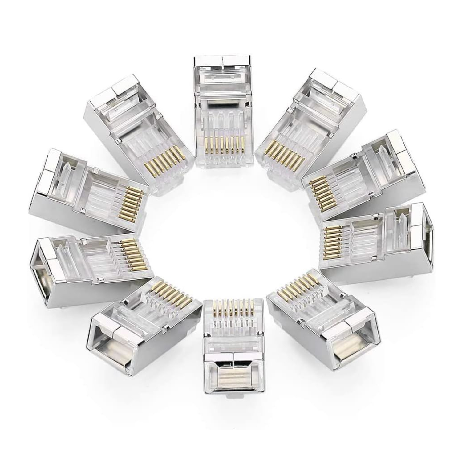 UGreen CAT6 FTP RJ45 Modular Plugs 10 Pack - Image 2